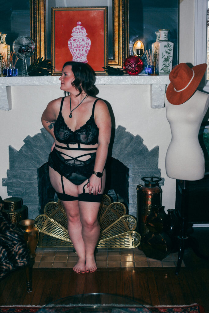 ali self-love boudoir session lingirie in-home photoshoot